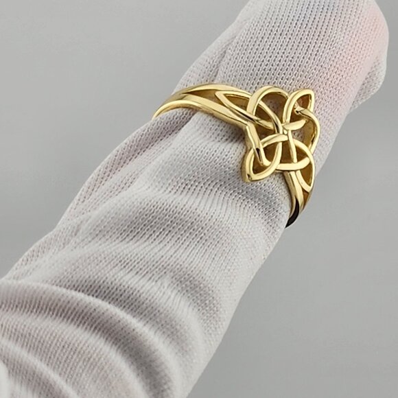 Enchanted Witch's Knot Ring – Solid 925 Silver | Pagan & Wiccan Gift - Picture 6 of 9